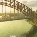 Sydney Harbour Bridge with the Opera House Behind