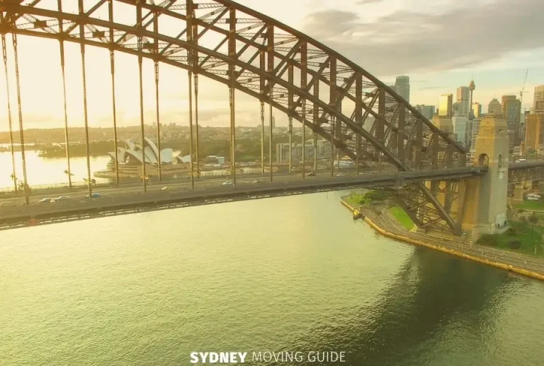 Sydney Harbour Bridge with the Opera House Behind