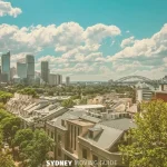 Sydney Row Houses and City View