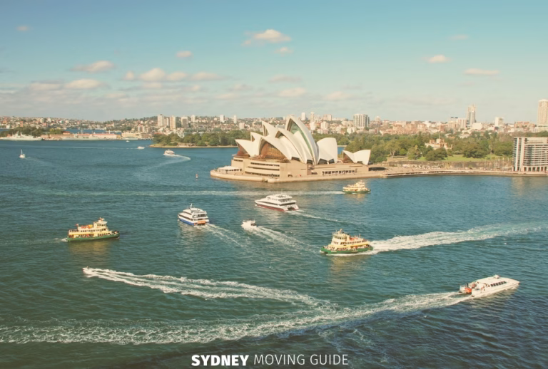 Photo of Sydney Opera House taken from Sydney Harbour Bridge